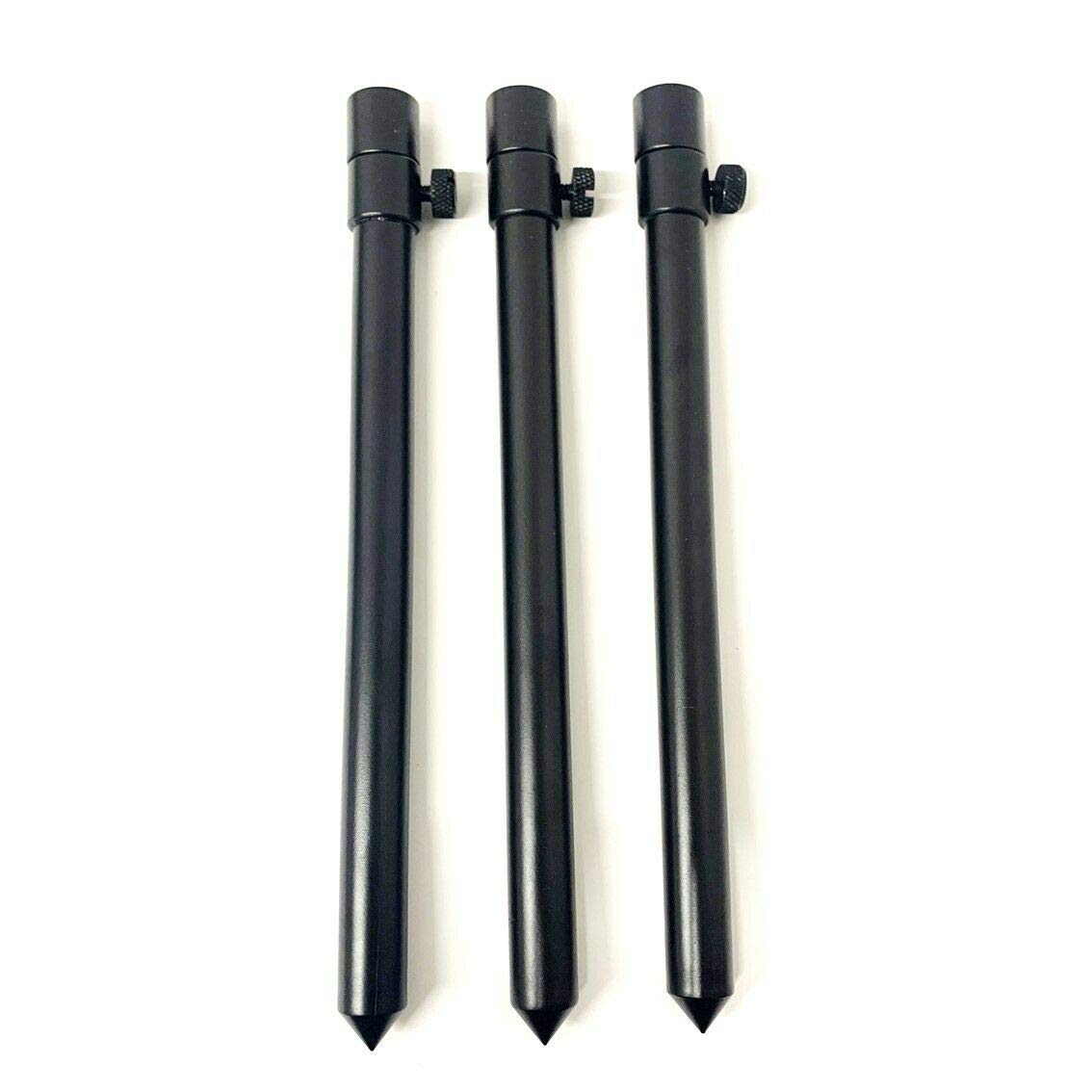 Lidsters Fishing Supplies Black 3 X 30-50Cm Thick 16Mm Carp Coarse Ali Banksticks Bank Sticks Fishing
