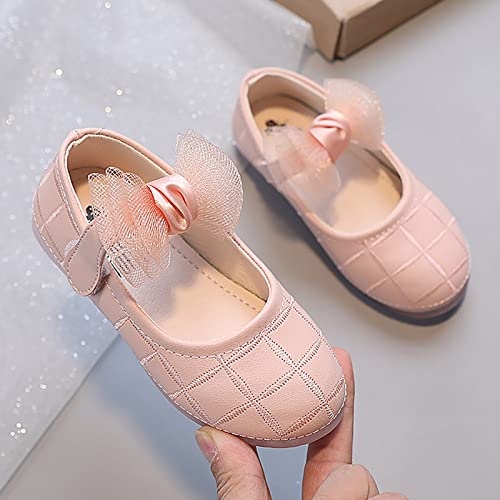 Girl's Bow Mary Jane Dress Shoes Flower Girl Shoes Ballet Flat𝐬 for Part𝐲 Wedding School Dress Sandals Toddler Girls2