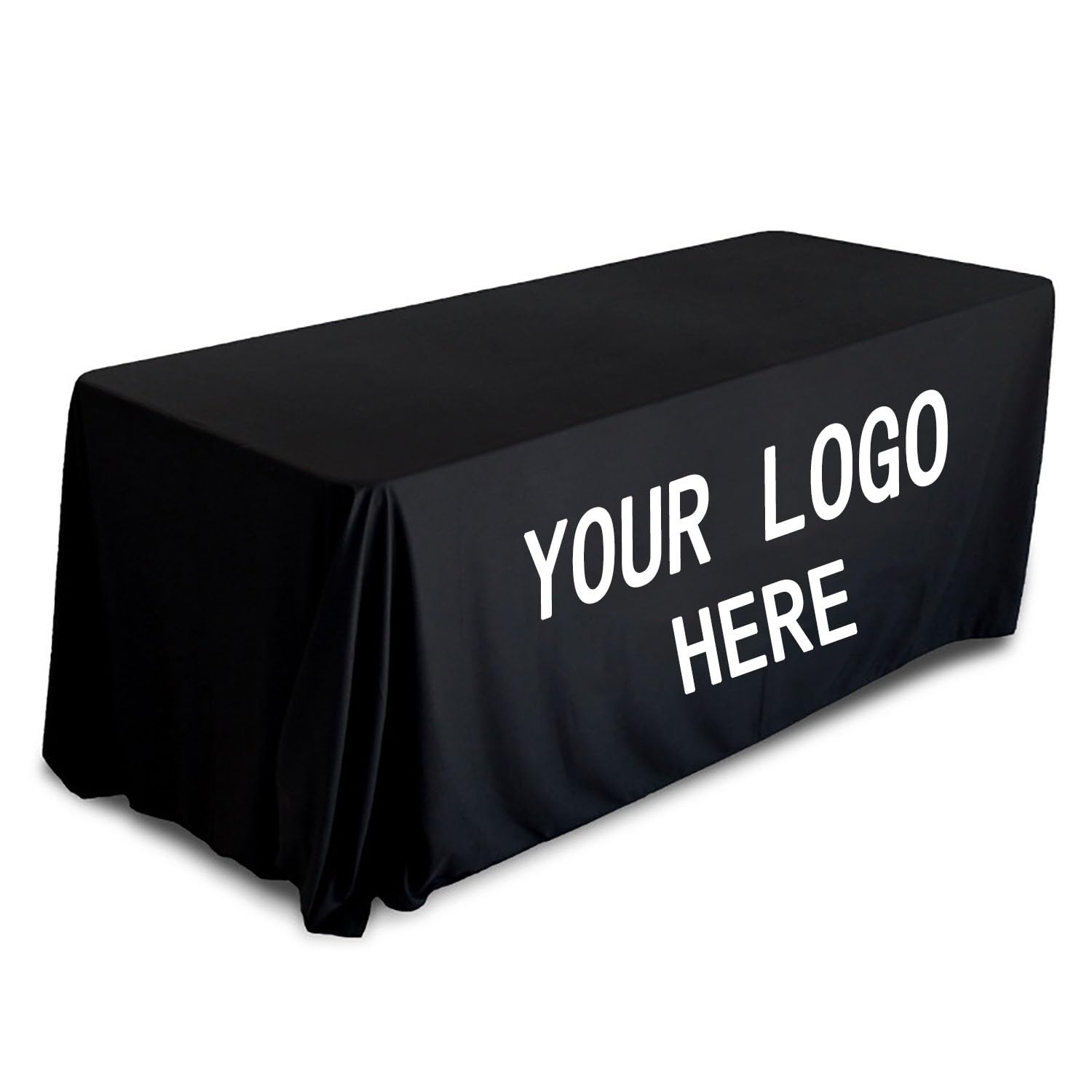 HARVEST HOUSE Custom Tablecloth with Logo, Personalized Table Cover for Wedding Birthday Anniversary Tradeshow & Promotional Events