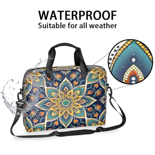 Bolsa Mandala Bohemiaflowers para Laptop de 16 pulgadas miniatura 3