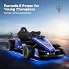 Officially Licensed Formula E Kids Ride On Car, 12V Electric Race Car with Parent Remote Control, 3 Speeds, Safety Belt, Ages 3-8, Racing Blue