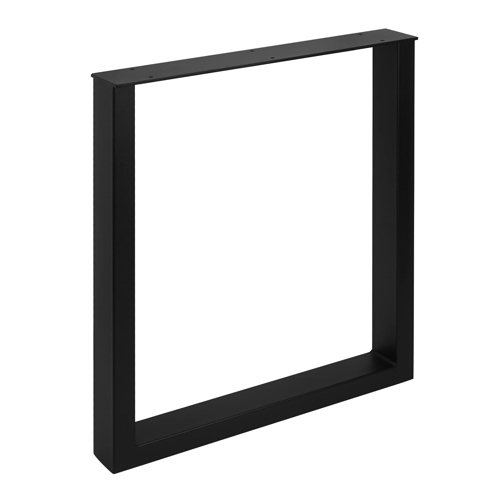 1 paio Basi di Tavolo TAB Acciaionero opaco Profile 80 x 40 mm Altezza 720 mm Profondità 600 mm Pattini di Tavolo Design Industriale Basamento di Pattini di SO-TECH®