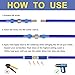 haisstronica 200PCS Solder Seal Wire Connectors,Waterproof Heat Shrink Butt Connectors for Watercraft,Electrical,Electronics 16-14 Gauge Blue