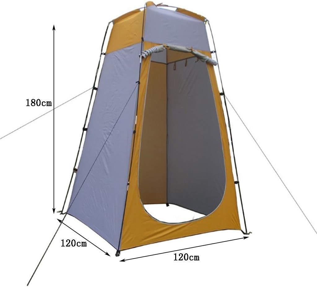 Foldable Portable Privacy Tent for Camping Biking Toilet Shower Fishing Changing Clothes Easy to Install and Storage 120 120 180CM (Color : B)