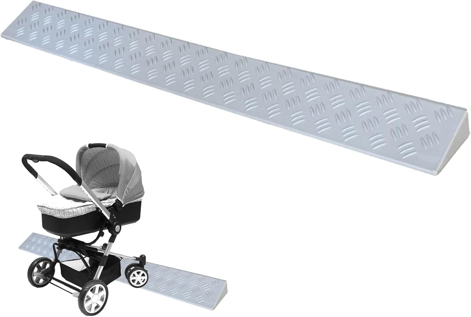 Rampe de fauteuil roulant pour seuil et marches de maison en plastique