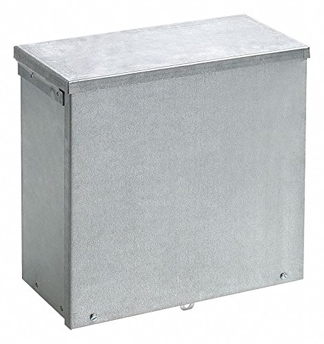 Hoffman A8R84GV NEMA 3R Enclosure, Screw Cover, Galvanized, Non Painted, 8.00 x 8.00 x 4.00