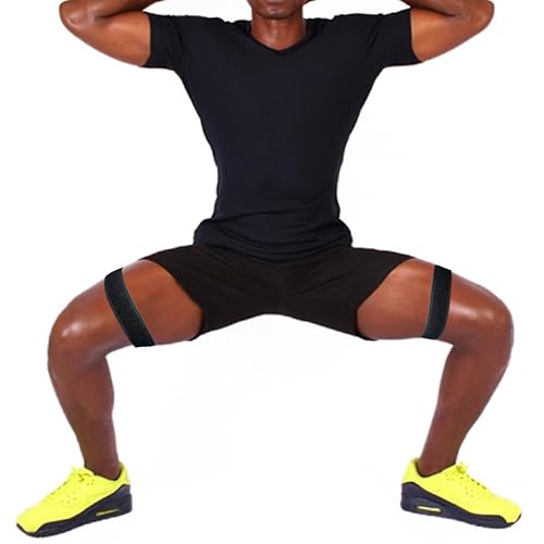 Miniatura 6 de Correa de compresión de muslo, banda iliotibial para correr, ejercicio, baloncesto, fútbol, sentadillas, gimnasio, entrenamiento, correa de