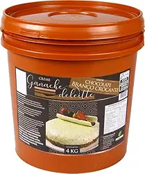 Cobertura Ganache Chocolate Branco Crocante 4Kg Dleite - Festpan