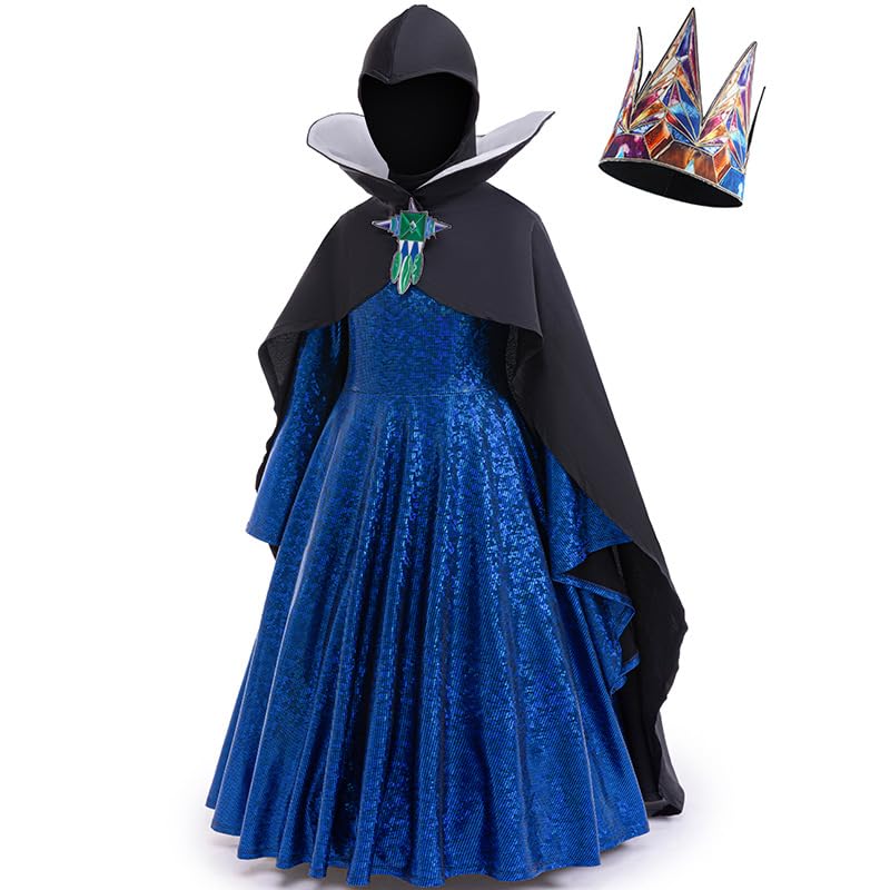Disfraz completo Reina Malvada para niñas Halloween miniatura 3