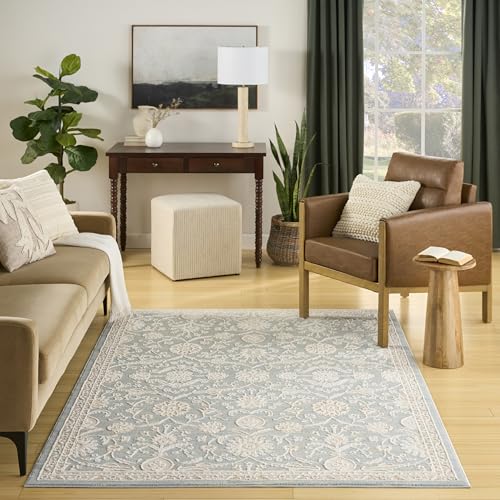 Tapete decorativo Nourison Isla azul 118x94 cm miniatura 2