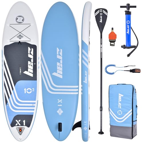 CampSup SUP ZRAY X1 Planche de stand up paddle gonflable 10'2' | 310 x 81 x 15 cm | Planche de surf...