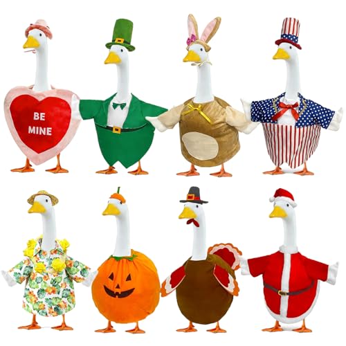 Bailiyake 8 Set Holiday Porch Goose Outfits Summer 4th...