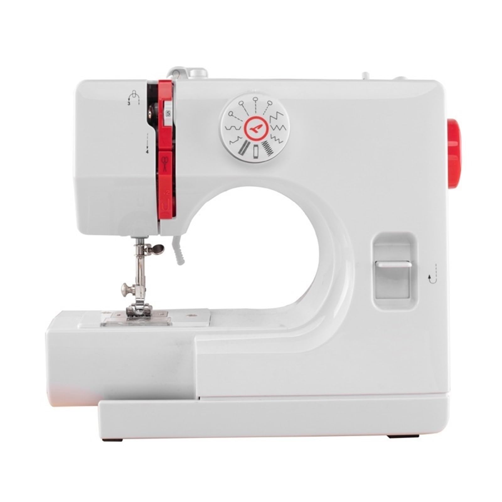 Coil Winder, Mini Electric Sewing Machine 12 Stitches with Foot Pedal,for Motor, Spring, Ribbon