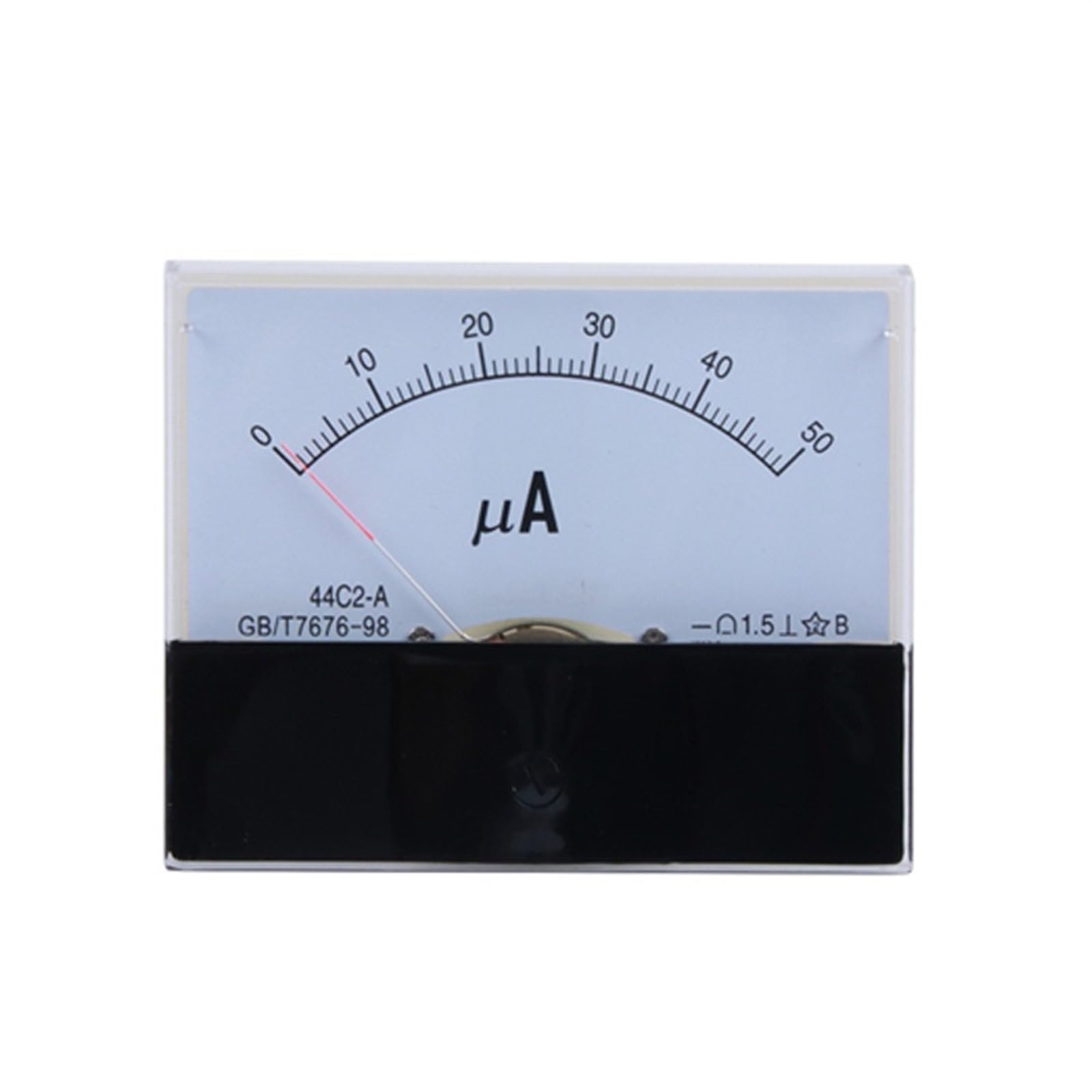 Ampèremètre Analogique DC 500uA MOBYAT Cadran de Mesure Panneau 44C2-A