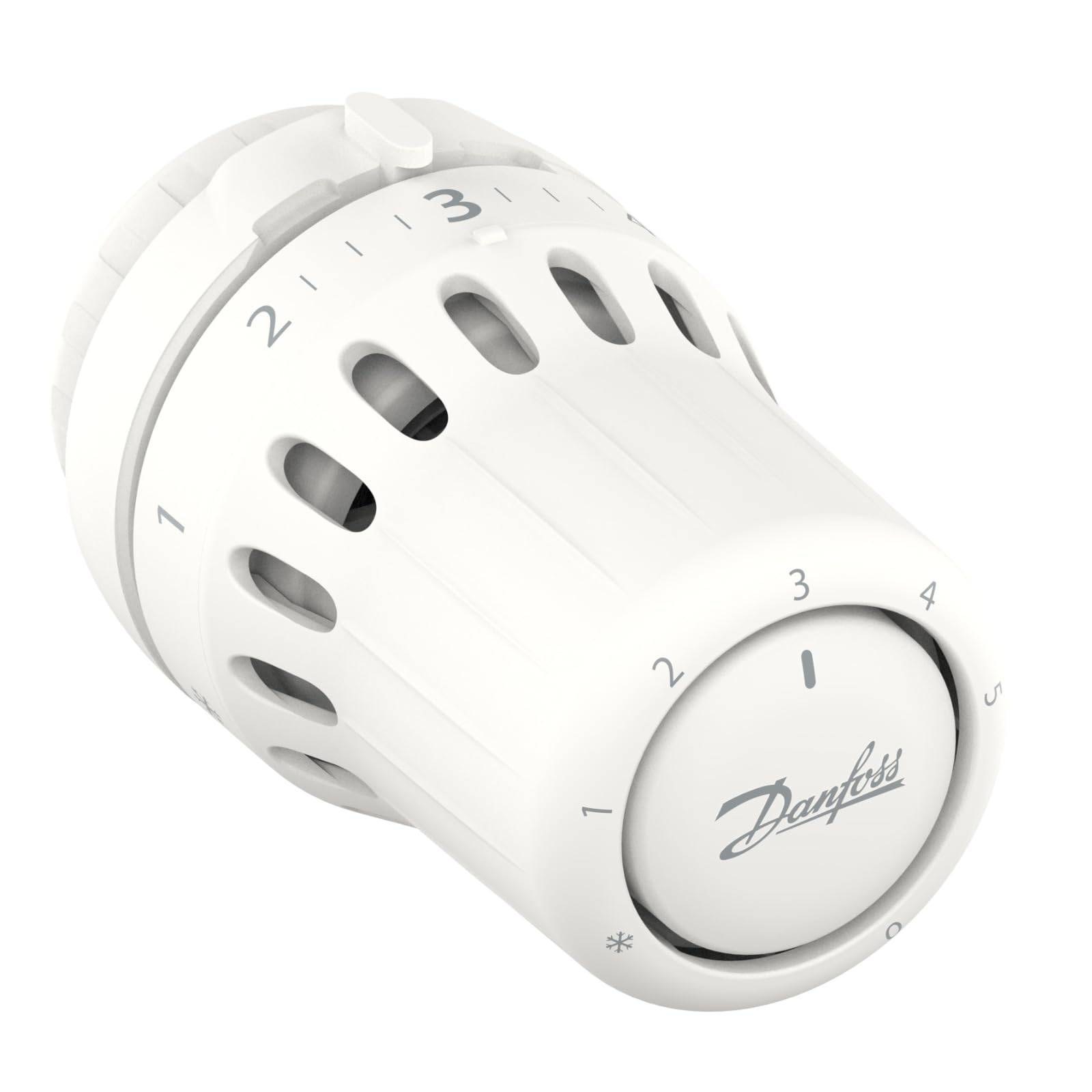 Danfoss White Ral 9016 015G3098 React Ra Click Thermostatic Head,