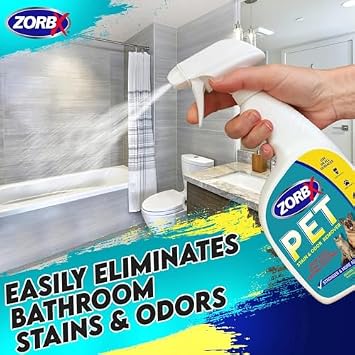 ZORBX Odor Remover and Pet Stain Spray Bundle, Four-Piece Set