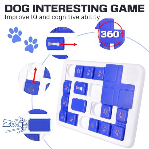 Blanlody Hundespielzeug Intelligenz, Intelligenzspielzeug für Hunde mit Quietschend Interaktives Hundespielzeug mit Beschäftigung, Futterspielzeug Hund für Kleine, Mittlere, Große Hunde und Katzen