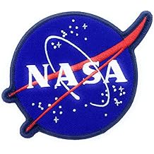 NASA Patch Embroidered Iron on Patches Space Patch Sewn on Official Logo Patches Embroidery Souvenir Badge NASA Stores Online