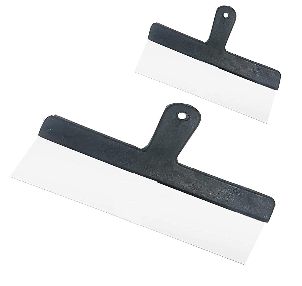 GHST Scrapper Set Steel Blades Putty Filler Plaster Drywall Decorate Flexible Tapping Putty/Paint Cleaning Filling Knife/Scrapper (Combo of (8" & 12") (B09RMR1NWY) Amazon Price History, Amazon Price Tracker