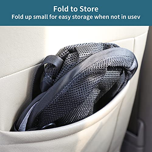 Petsfit Hundegitter Auto für Hunde Universal Trenngitter Hundenetz Auto Hunde mit Aufbewahrungstasche,Verstellbares Seil und Haken,SUV Hundegitter für den sicheren Transport
