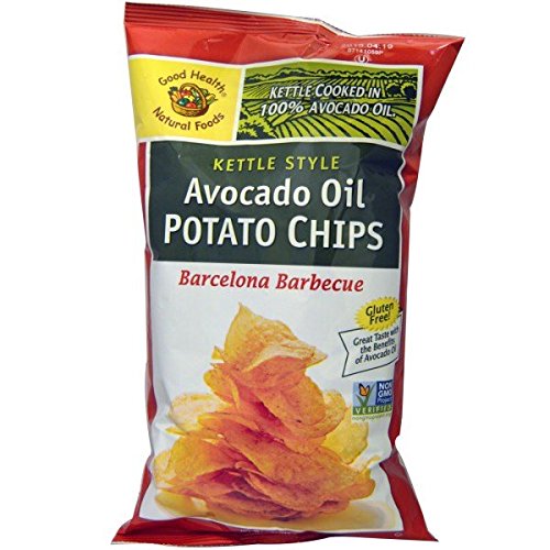 Good Health Natural Foods, Kettle Style Avocado Oil Potato Chips, Barcelona Barbecue
