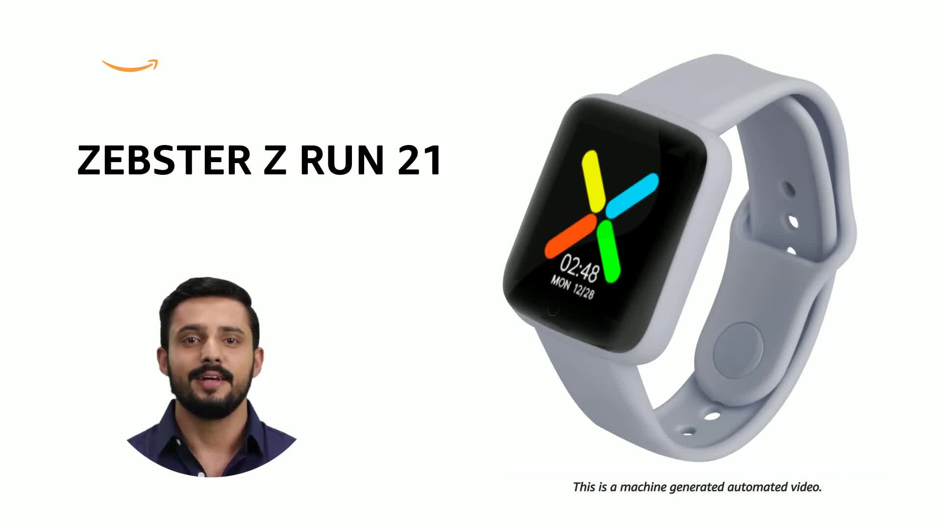 ZEBSTER Z - Run 21 Basic Smart Watch BTv4.0, 3.65cm,TFT Color