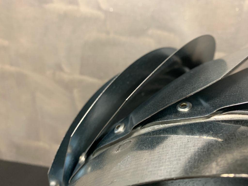 Fumaiolo comignolo Girevole zincato Base Tonda con Attacco Femmina - 25cm