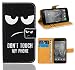 Produktbild FoneExpert® Wiko Lenny 3 / Wiko Jerry Handy Tasche, Wallet Case Flip Cover Hüllen Etui Ledertasche Lederhülle Premium Schutzhülle für Wiko Lenny 3 / Wiko Jerry