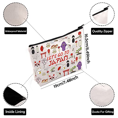 ZJXHPO Japan Trip Makeup Case