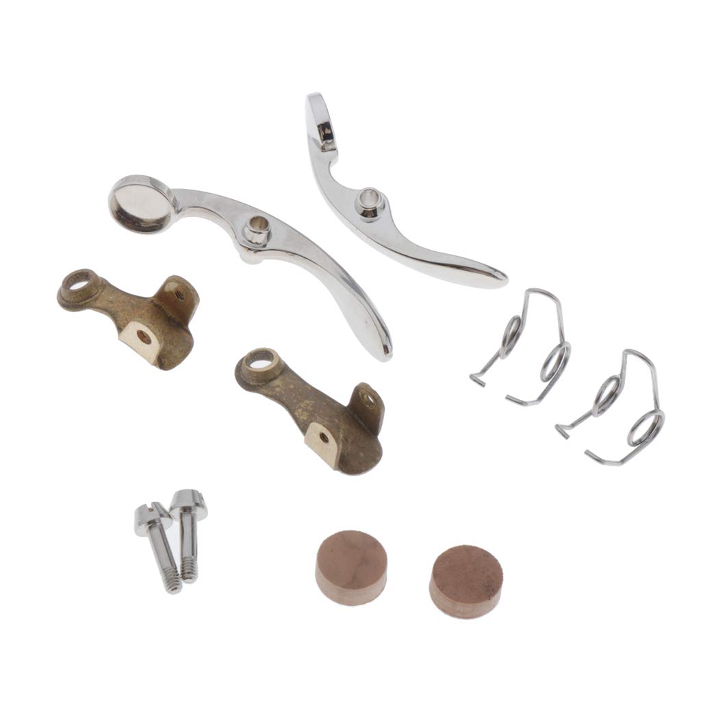 2 Set Tromba Acqua Chiave Valvola Molle Viti Parti Strumento in Ottone