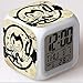 Produktbild shiyueNB Bundy und Tinte Maschine Kinder Wecker LEDLicht 7 Farbwechsel LCDAnzeige Reloj Tabelle