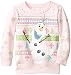 Disney Frozen Girls' Olaf Christmas Sweatshirt