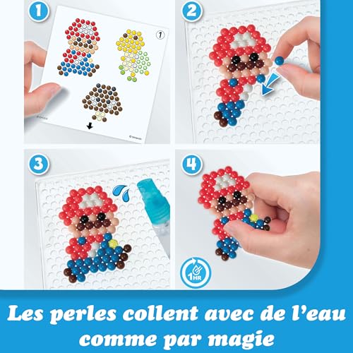 Aquabeads Le kit Super Mario Kit de loisirs créatifs Activité manuelle enfants en toute autonomie Coffret de perles qui collent avec de 'eau Jouet enfant et + 31946 - vue 2