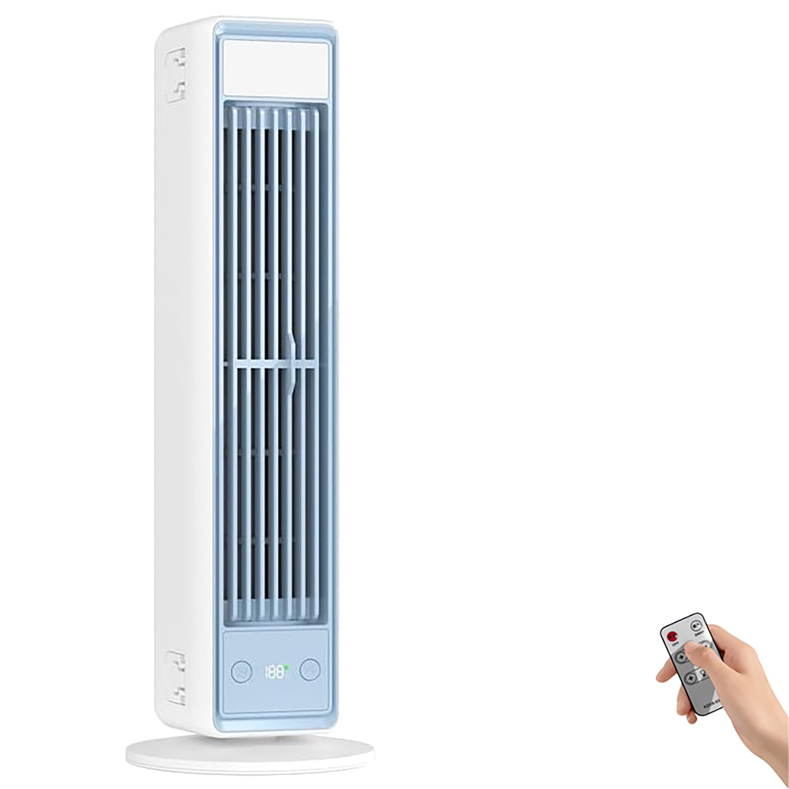 Ventilador De Aire Frio Portatil,ventilador De Torre Silencioso Sin Aspas(A)