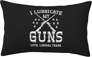 I Lubricate My Guns with Liberal Tears Pillowcases Throw Pillowcases Home Decoration Sofa Bed Bedroom Living Room