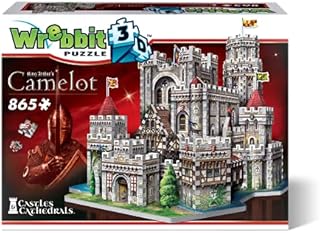 WREBBIT 3D King Arthur's Camelot 3D Jigsaw Puzzle (865-Piece)