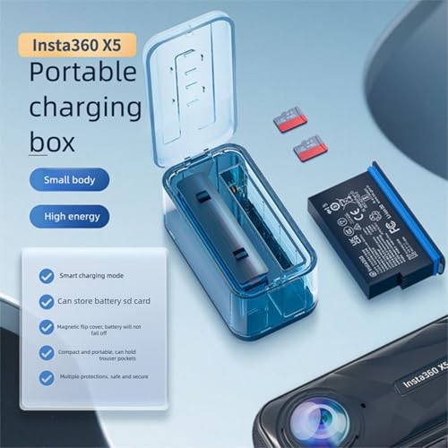 Accesorios de carga rápida y cargador de batería para Insta360 X5 4