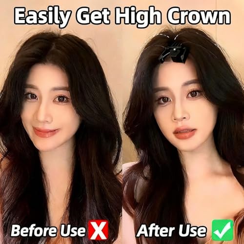 2 Clips Voluminizadores para Cabello Negro y Blanco miniatura 2