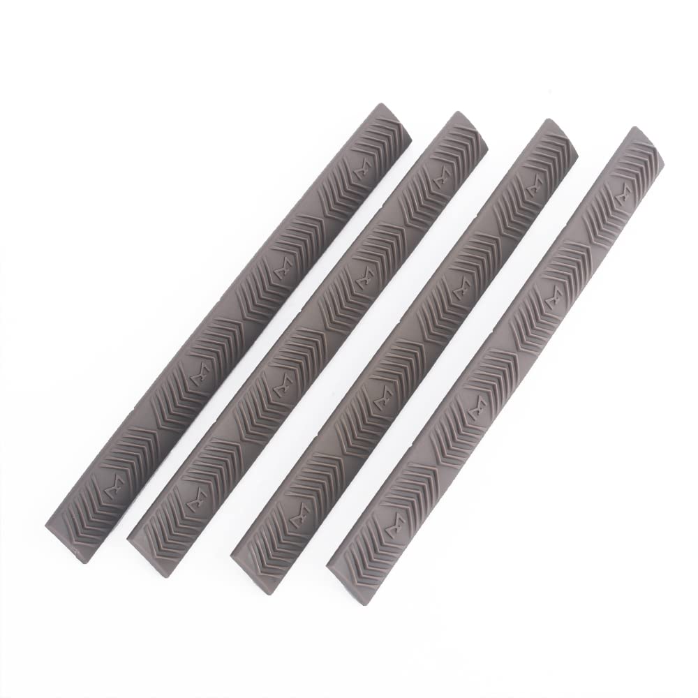 Coperture Paramani In Gomma Per Corrimano MLOK - Set Da 4 Pezzi, ABS Morbido, Facile Montaggio