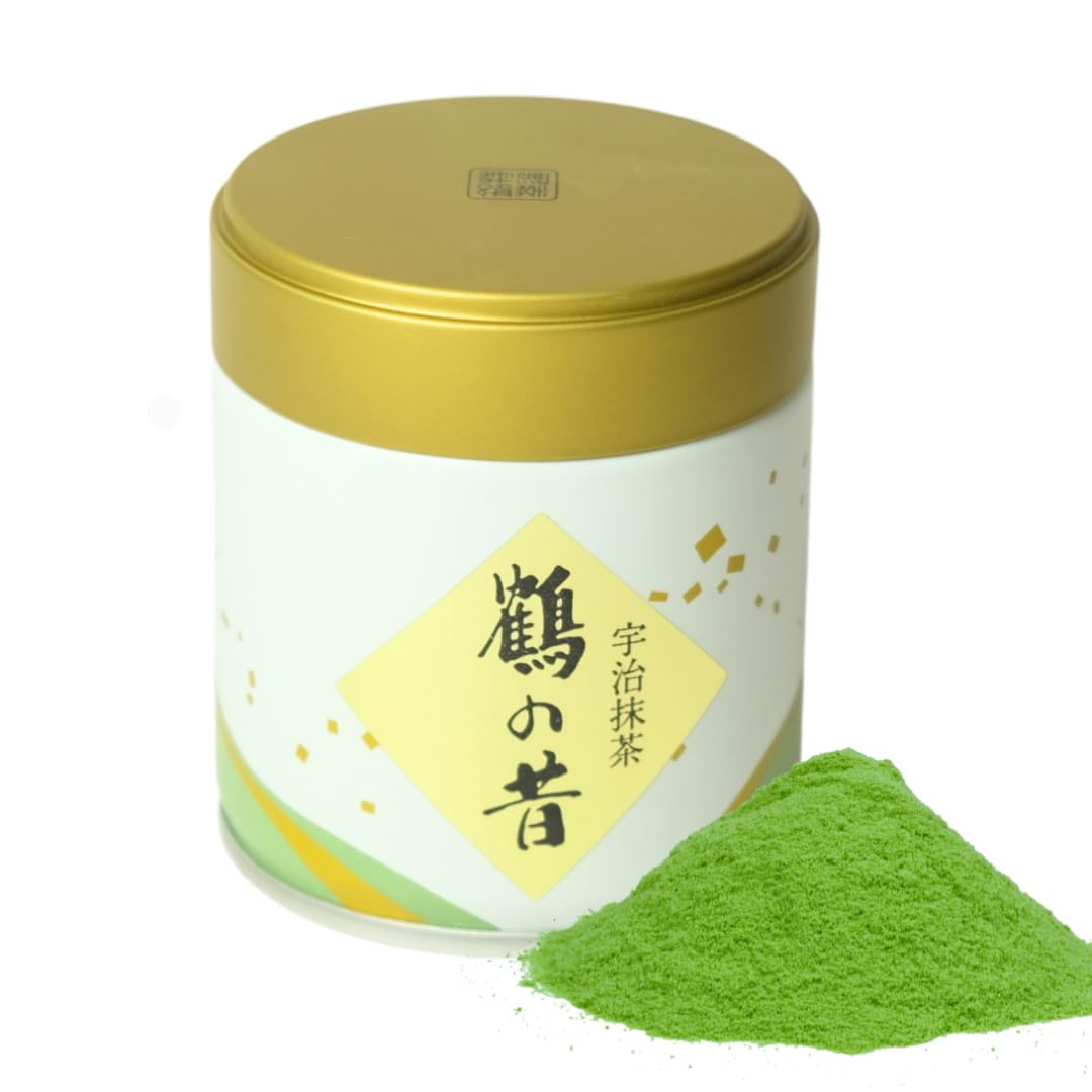 Amazon | 矢野園 宇治抹茶 鶴の昔 40g缶 【濃茶用】 創業天保七年 京都