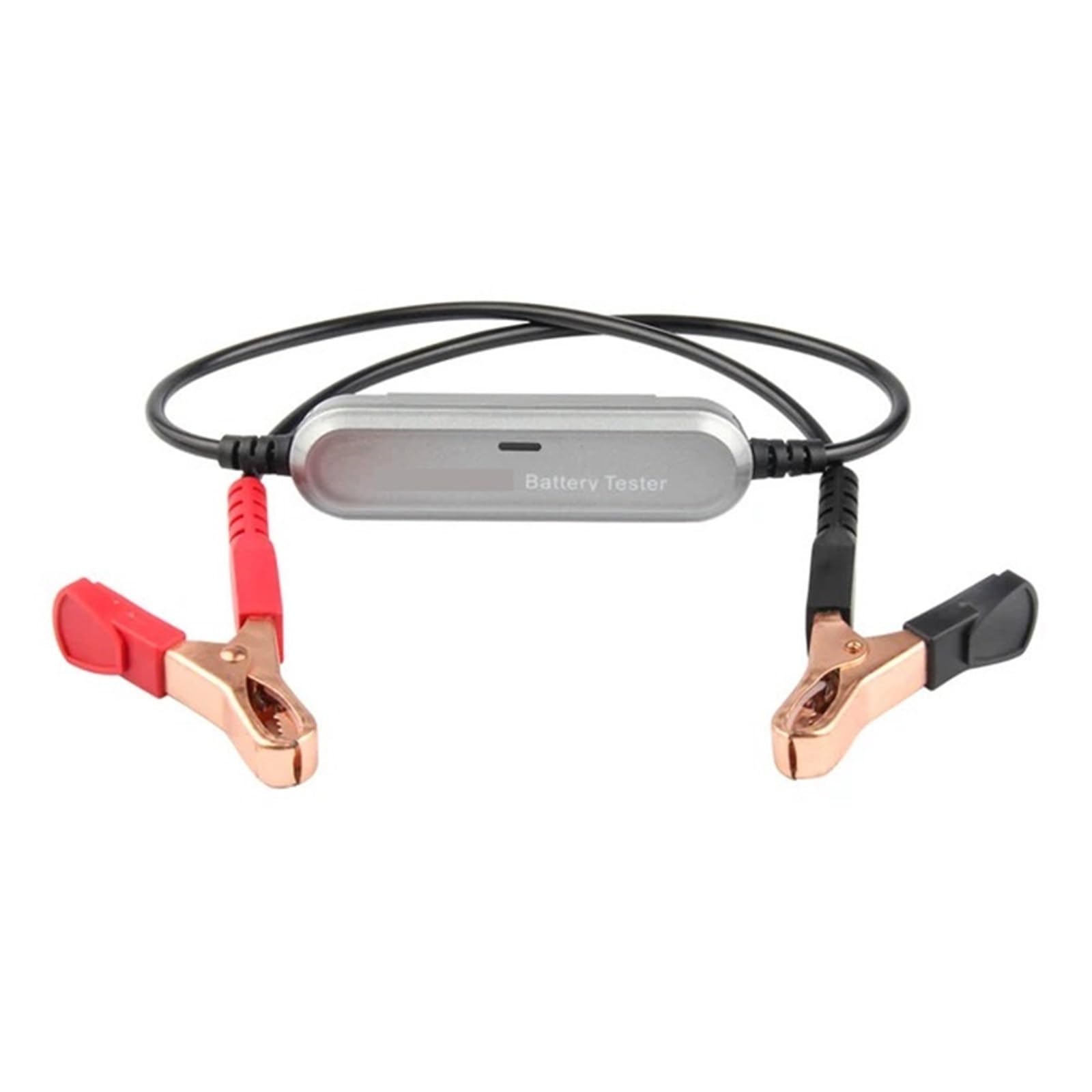 Tester AkumulatoróW Tester Akumulatora Motocykla Samochodowego Bluetooth 5.0 Analizator Akumulatora 6 V 12 V 100 Do 2000 CCA(Silver)