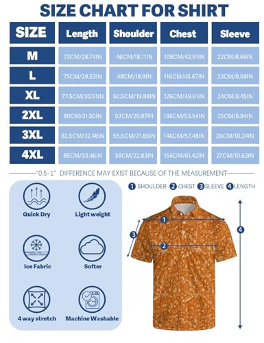 Camisa polo para hombre con patrón divertido, ligera y transpirable, con movilidad y secado rápido miniatura 7