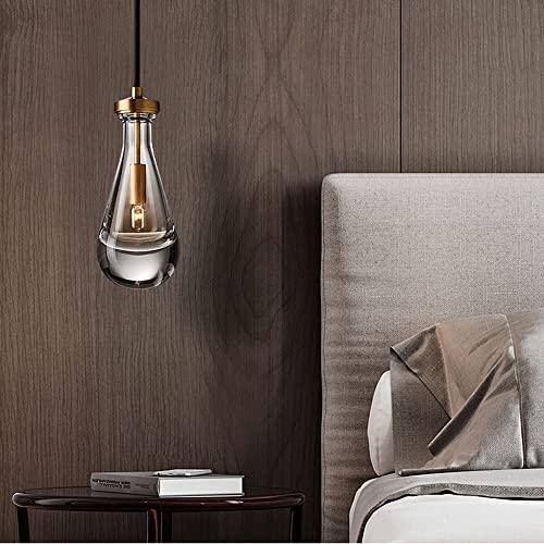 Lámpara de cristal de lujo con cable ajustable de 150 cm y casquillo E14 eficiente 3