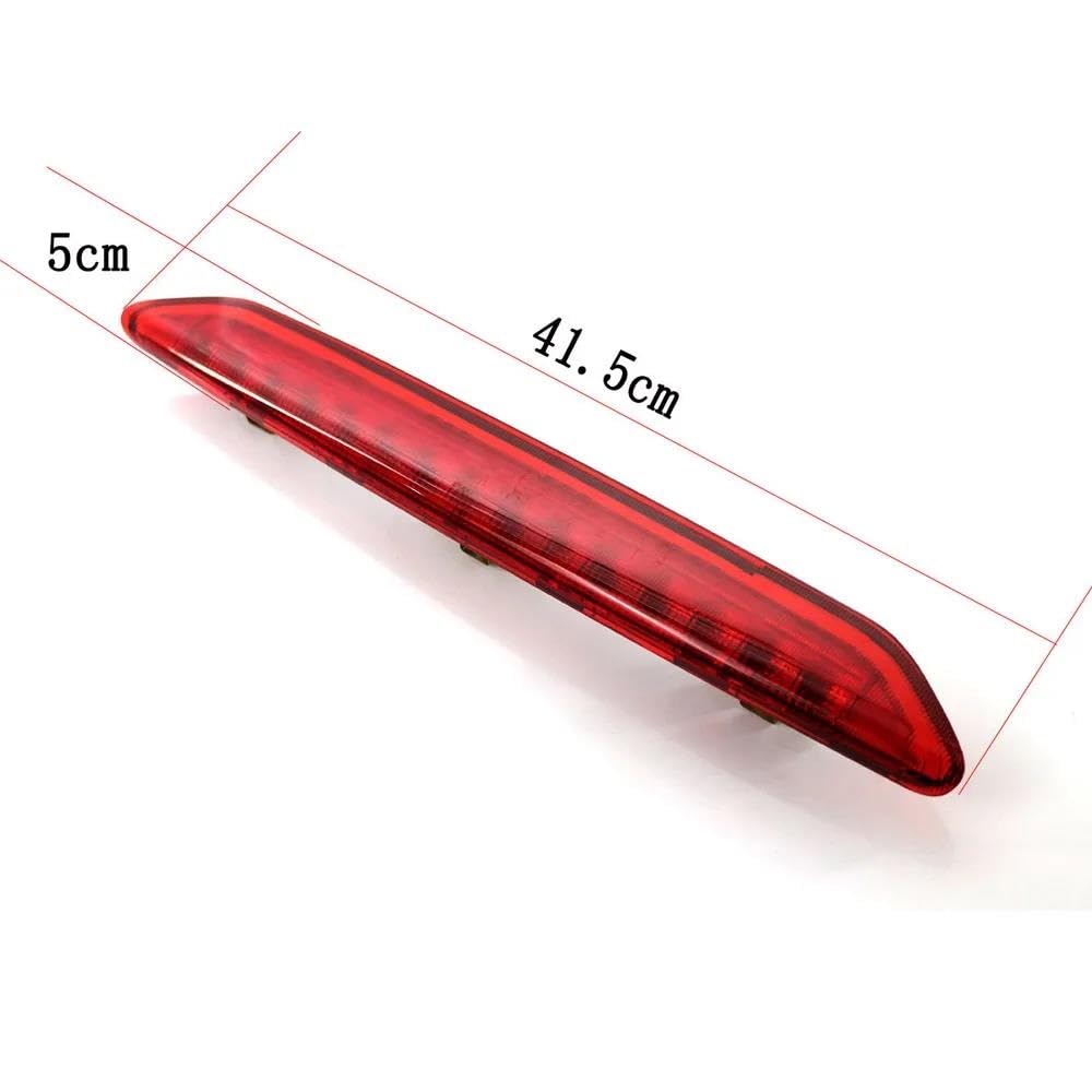 Per VW Per Polo 9N IV MK4 2002-2010 Terza Luce Freno Posteriore Freno Aggiuntivo Stop Lampada Luce Luce Freno Montata In Alto Fanale Terzo Stop (Color : Rosso)