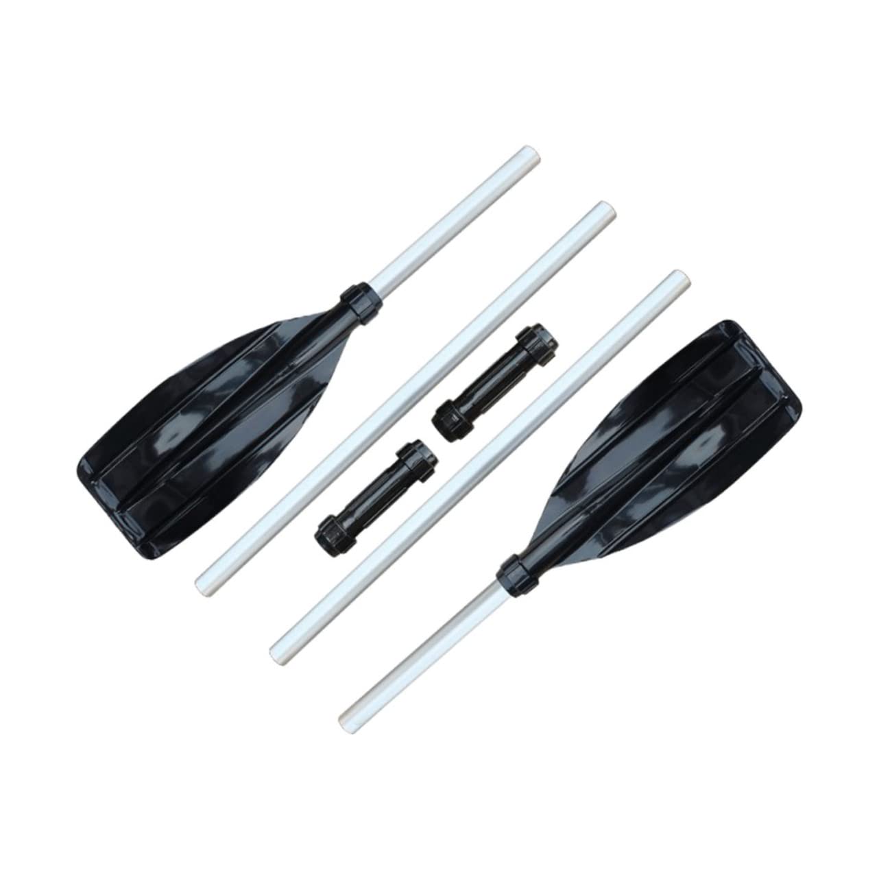 GRIRIW 2Pcs Aluminum Alloy Kayak Paddles Ergonomic Design for Easy Control Water Sports Suitable for Canoeing Surfing and Inflatable Boats