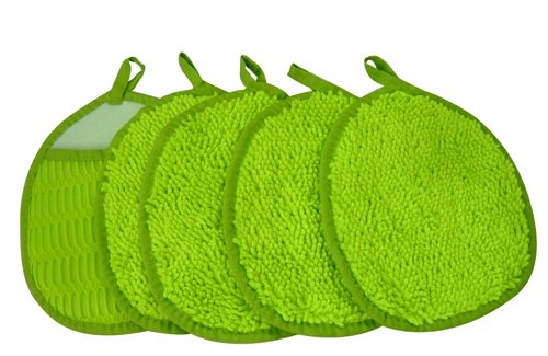 Zwipes 762 Microfiber Thin Chenille Mitt - Pack of 5