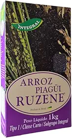 Arroz Piagui Integral Ruzene 1kg