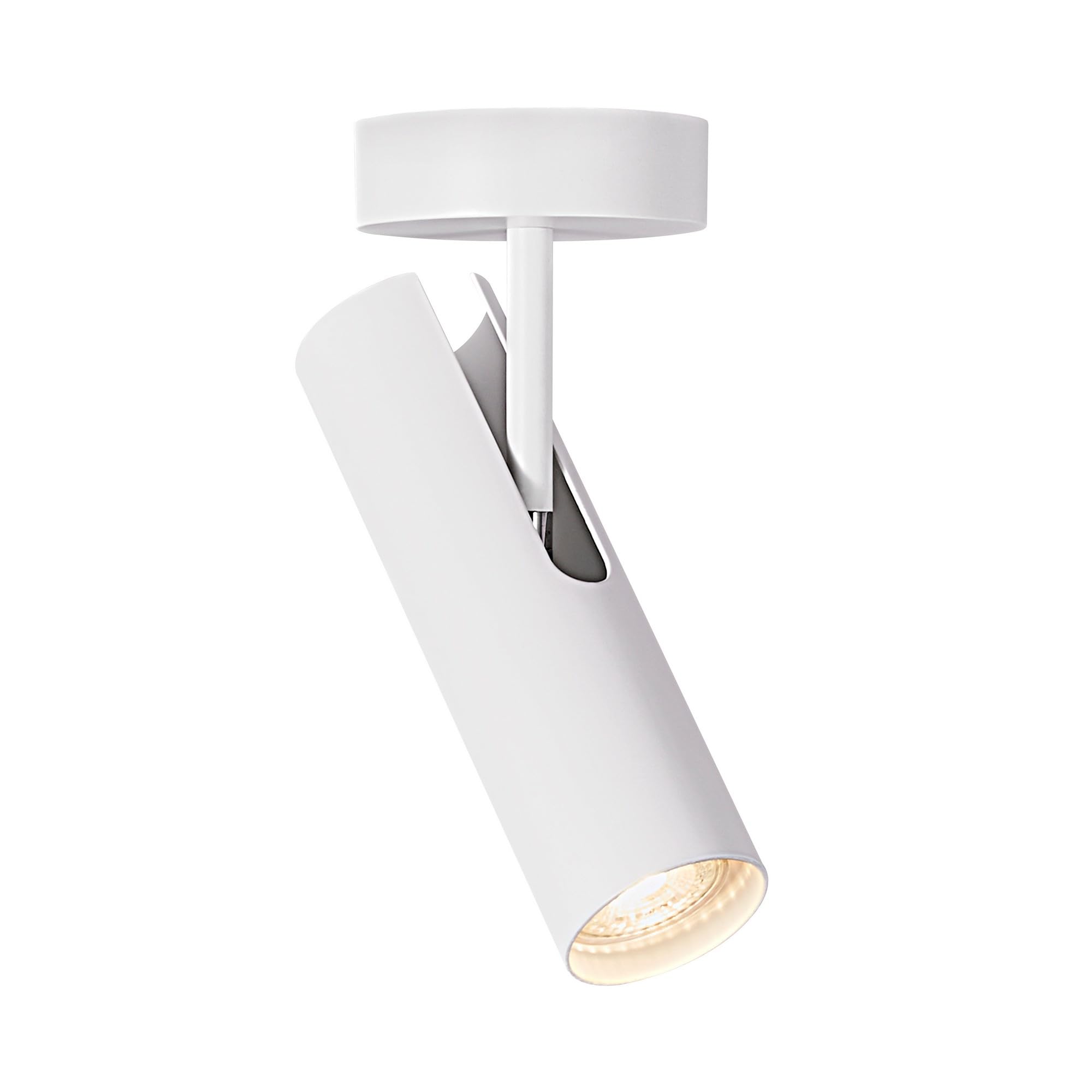 Nordlux MIB Indoor Ceiling Light White Metal GU10 Adjustable Head - Hallway, Kitchen, Living Room Mains Powered, IP20
