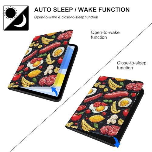 Coque fine pour iPad 10e g&eacute;n&eacute;ration prot&eacute;geant des rayures avec support int&eacute;gr&eacute;