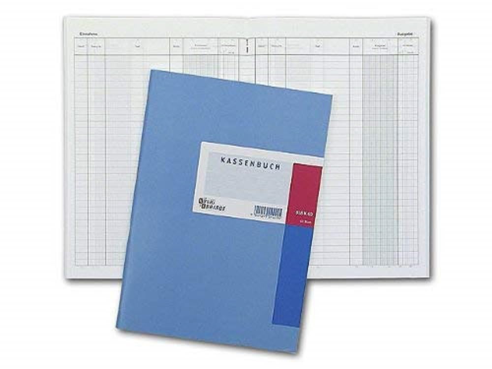 König & Ebhardt König und Ebhardt König & Ebhardt 8610241 Geschäftsbuch / Kassenbuch (A4, Einnahmen/Ausgaben, 3 Spalten, 80g/m², 40 Blatt Drahtheftung)